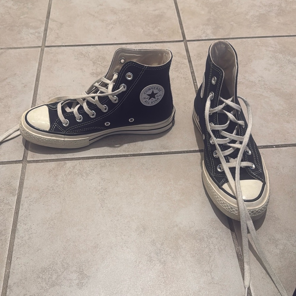 Chuck Hi 70 Converse Sneakers in Black/Egret